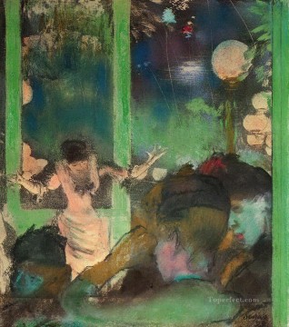 カフェ・デ・アンバサダーにて エドガー・ドガ Oil Paintings